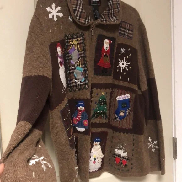 Vintage Designs Originals Studio Christmas Sweater- size-2x - Picture 8 of 16